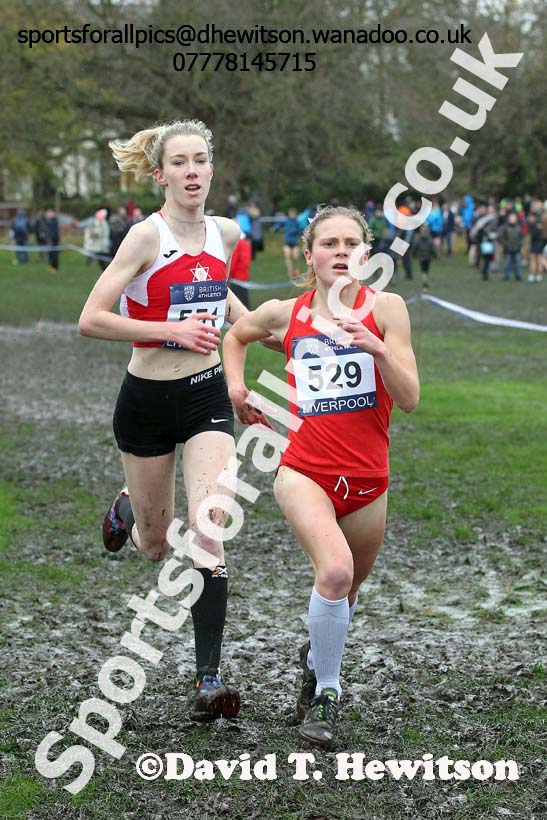 Women under-17s, British Athletics Liverpool Cross Challenge, Sefton Park, Liverpool. Photo: David T. Hewitson/Sports for All Pics
